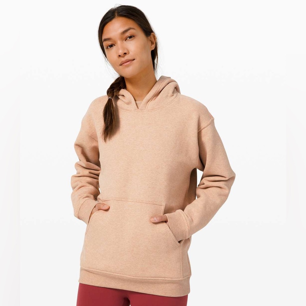 Lululemon All Yours Hoodie, heathered ivory peach / beige, XS